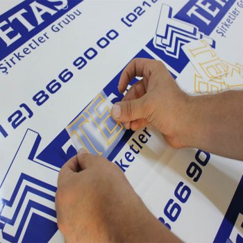 Folyo Kesim - Baskes Sticker